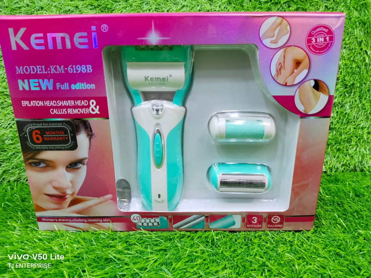 Kemei 3in1 ladies Epilator Machine