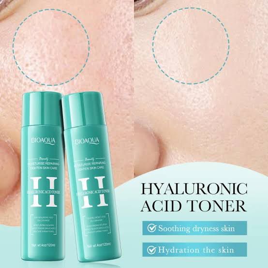 BIOAQUA Hyaluronic Acid Face Toner Whitening Moisturizing Brightening Repairing Anti Wrinkle Facial Serum Facial Toner 120ml