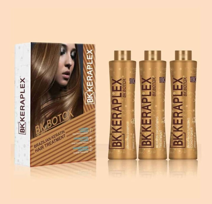 Brazilian BK Botox Professional Keratin Hair Treatment Kit -350Ml