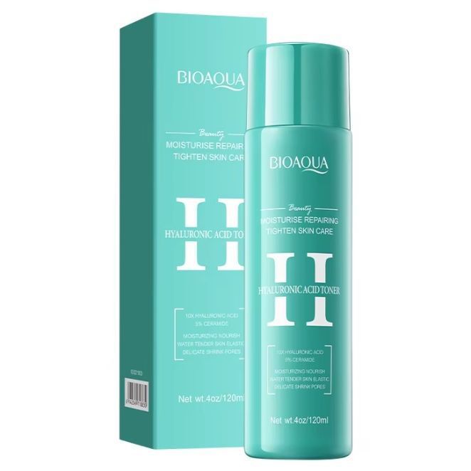 BIOAQUA Hyaluronic Acid Face Toner Whitening Moisturizing Brightening Repairing Anti Wrinkle Facial Serum Facial Toner 120ml